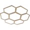 Ekena Millwork Florin Wood Fretwork Pierced Ceiling Medallion, Birch, 34"OD x 14 1/2"ID x 1/4"T CMWP34X34X0250FOBI - alternate 3